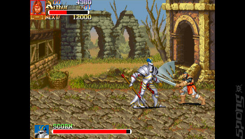 Capcom Classics Collection Reloaded - PSP Screen