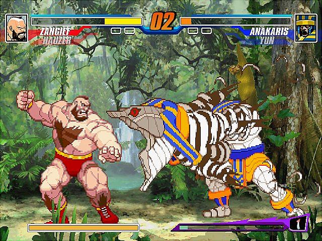 Capcom Fighting Jam - Xbox Screen