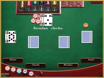 Casino Poker - PC Screen
