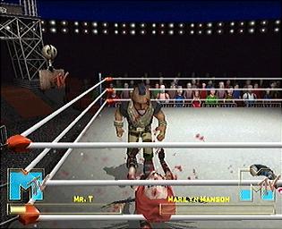 Celebrity Deathmatch - PS2 Screen