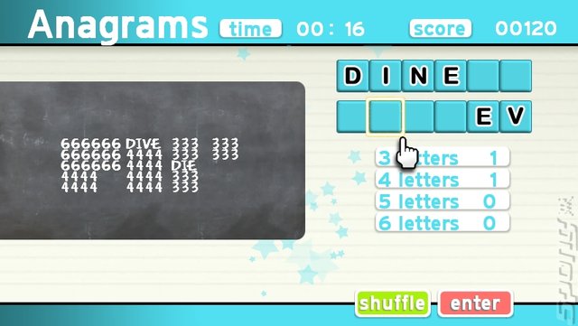 Challenge Me: Word Puzzles - Wii Screen