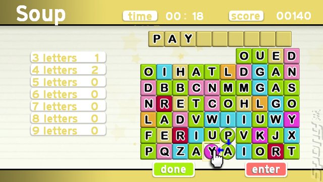 Challenge Me: Word Puzzles - Wii Screen