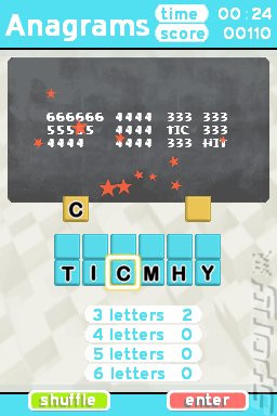 Challenge Me: Word Puzzles - DS/DSi Screen