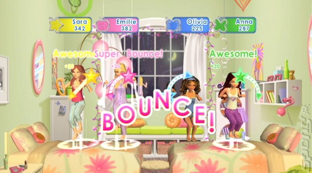 Charm Girls Club Pajama Party - Wii Screen