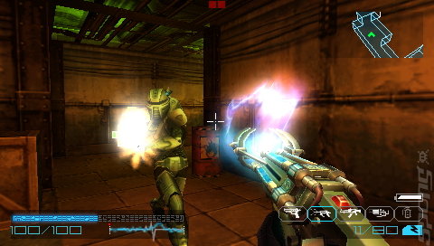 Coded Arms Contagion - PSP Screen