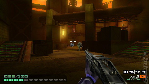 Coded Arms Contagion - PSP Screen