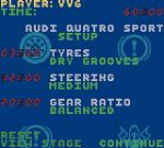 Colin McRae Rally - Game Boy Color Screen
