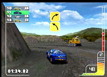 Colin McRae Rally - PlayStation Screen
