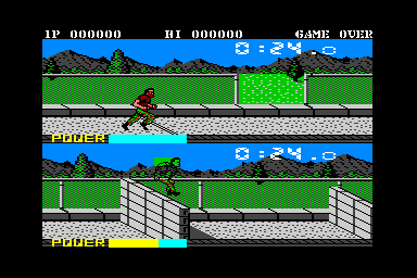 Combat School - C64 Screen