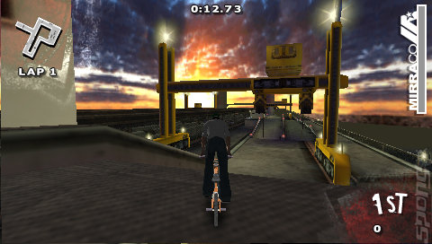 Dave Mirra BMX Challenge - PSP Screen