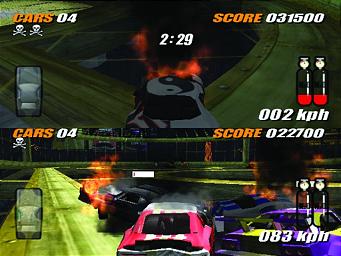 Destruction Derby Arenas - PS2 Screen