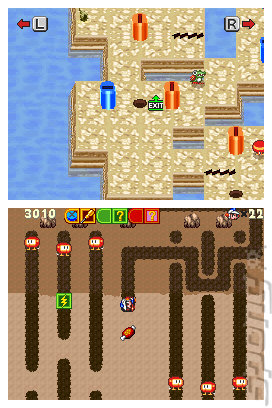 Dig Dug Digging Strike - DS/DSi Screen