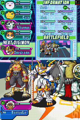 Digimon World DS - DS/DSi Screen