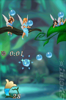 Disney Fairies: Tinker Bell and the Lost Treasure - DS/DSi Screen