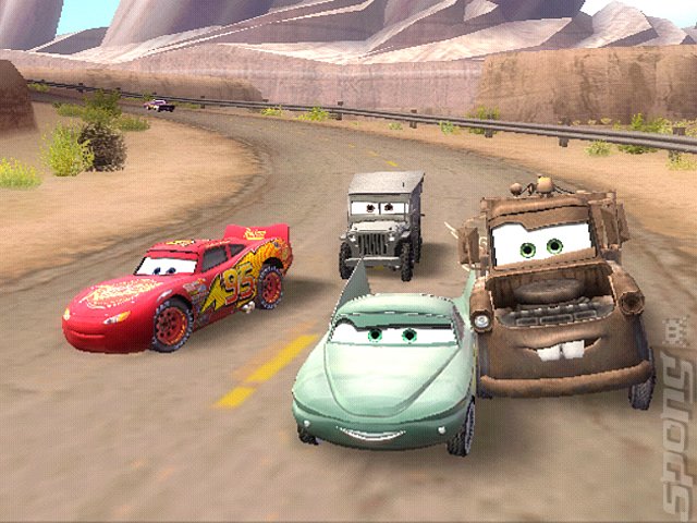 Disney Presents a PIXAR film: Cars - GameCube Screen