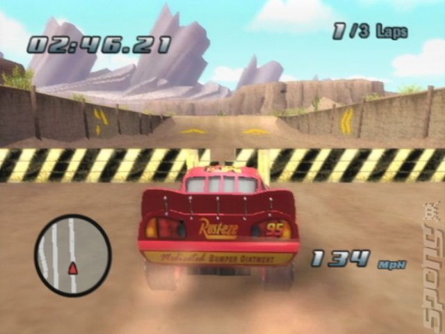 Cars (PS2 Gameplay) 