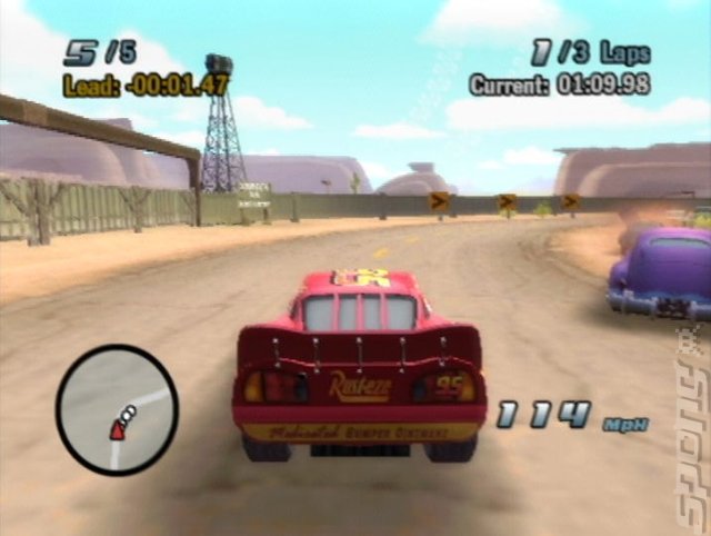 Disney Presents a PIXAR film: Cars - GameCube Screen