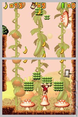 Donkey Kong Jungle Climber - DS/DSi Screen