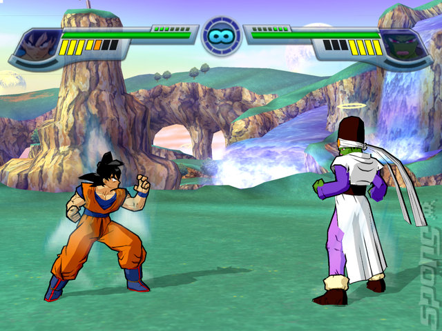 Dragon Ball Z Infinite World - PS2 Screen