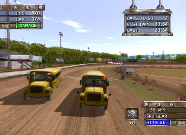 Driven to Destruction - PS2 Screen