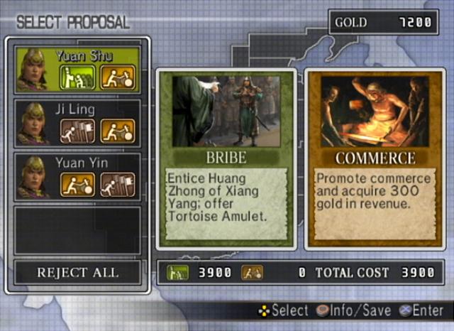 Dynasty Warriors 4: Empires - PS2 Screen