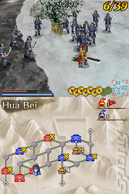 Dynasty Warriors DS: Fighters Battle - DS/DSi Screen