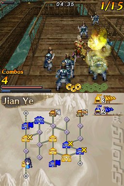 Dynasty Warriors DS: Fighters Battle - DS/DSi Screen