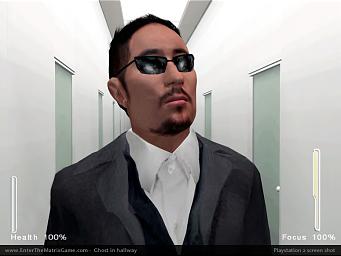 Enter the Matrix - PS2 Screen