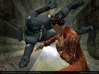 Enter the Matrix - PS2 Screen