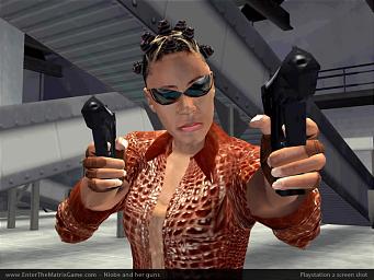 Enter the Matrix - PS2 Screen