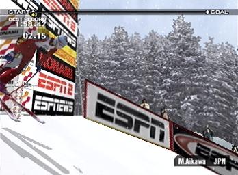 ESPN International Winter Sports - PS2 Screen