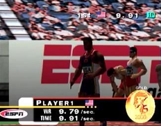 ESPN Track And Field - PS2 Screen