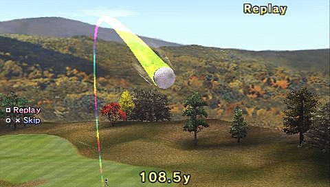 Everybody's Golf - PSP Screen