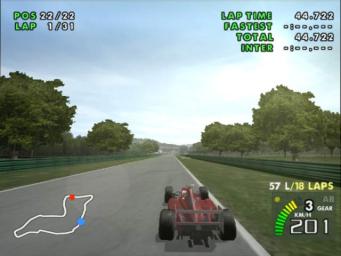 F1 Racing Championship - PS2 Screen