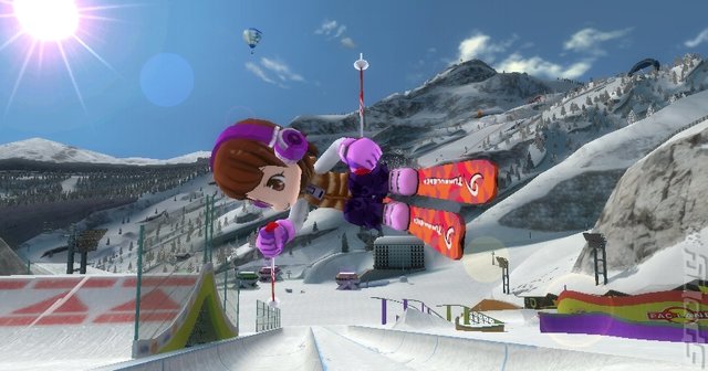 Family Ski & Snowboard - Wii Screen