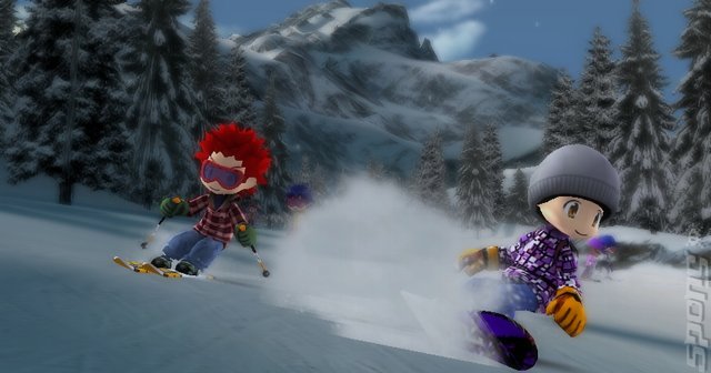 Family Ski & Snowboard - Wii Screen