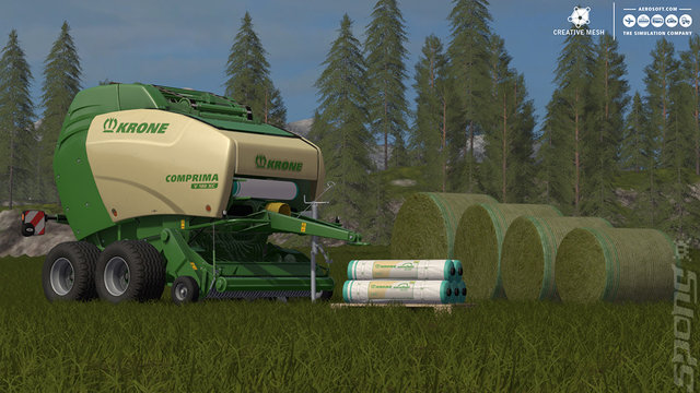 Farming Simulator 17 Add On: Straw Harvest - PC Screen