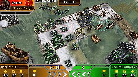 Field Commander - PSP Screen