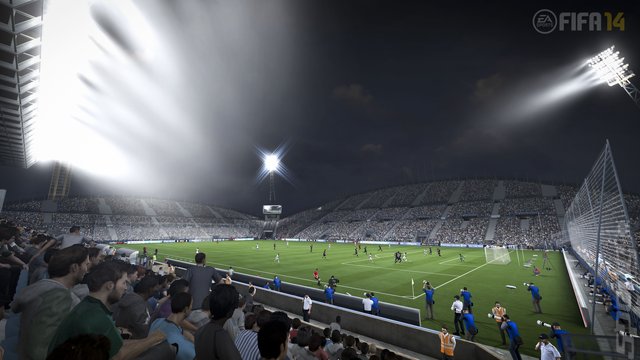 FIFA 14 on PS4 Editorial image