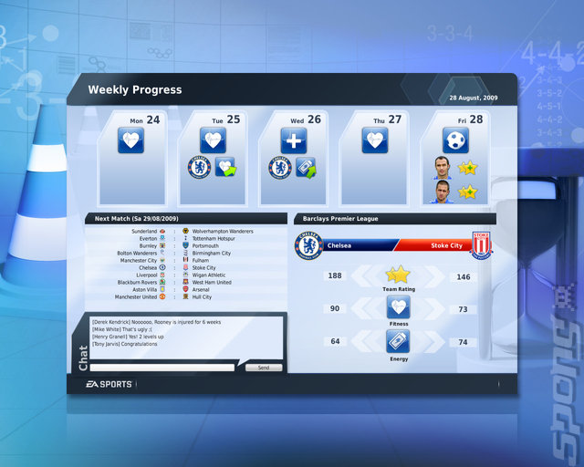 FIFA Manager 10 - PC Screen