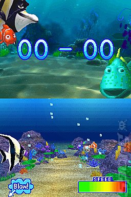 Finding Nemo: Escape to the Big Blue - DS/DSi Screen