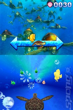 Finding Nemo: Escape to the Big Blue - 3DS/2DS Screen