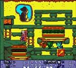 Flintstones Burger Time in Bedrock - Game Boy Color Screen