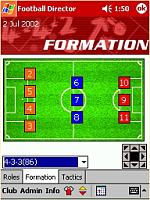 Football Director - Pocket PC Screen