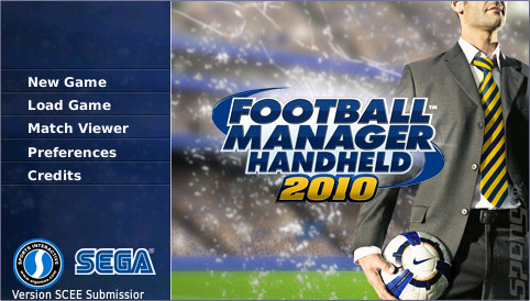 Football Manager 2010 - PSP Screen