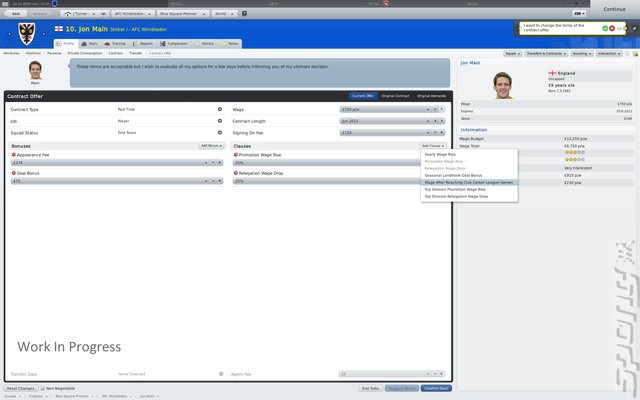 Football Manager 2011 - PC Screen