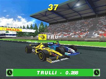 Formula One Arcade - PlayStation Screen