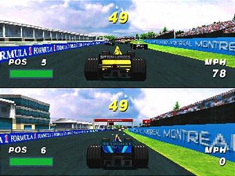 Formula One Arcade - PlayStation Screen