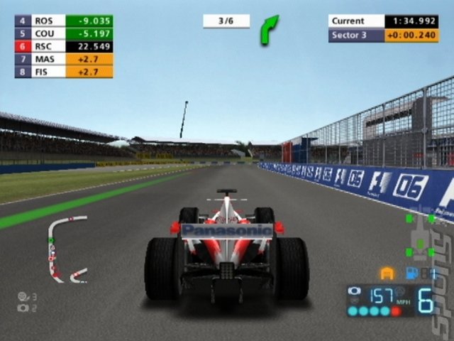 F1 06 - PS2 Screen