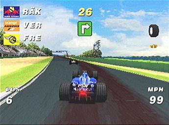 Formula One Arcade - PlayStation Screen